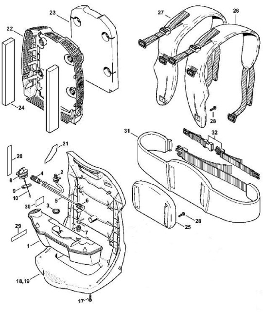 Stihl Backpack Blower Replacement Parts Paul Smith